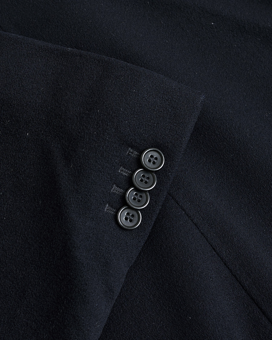 Mies | Aspesi Double Breasted Wool Coat Navy M | Pre-owned | Aspesi Double Breasted Wool Coat Navy M