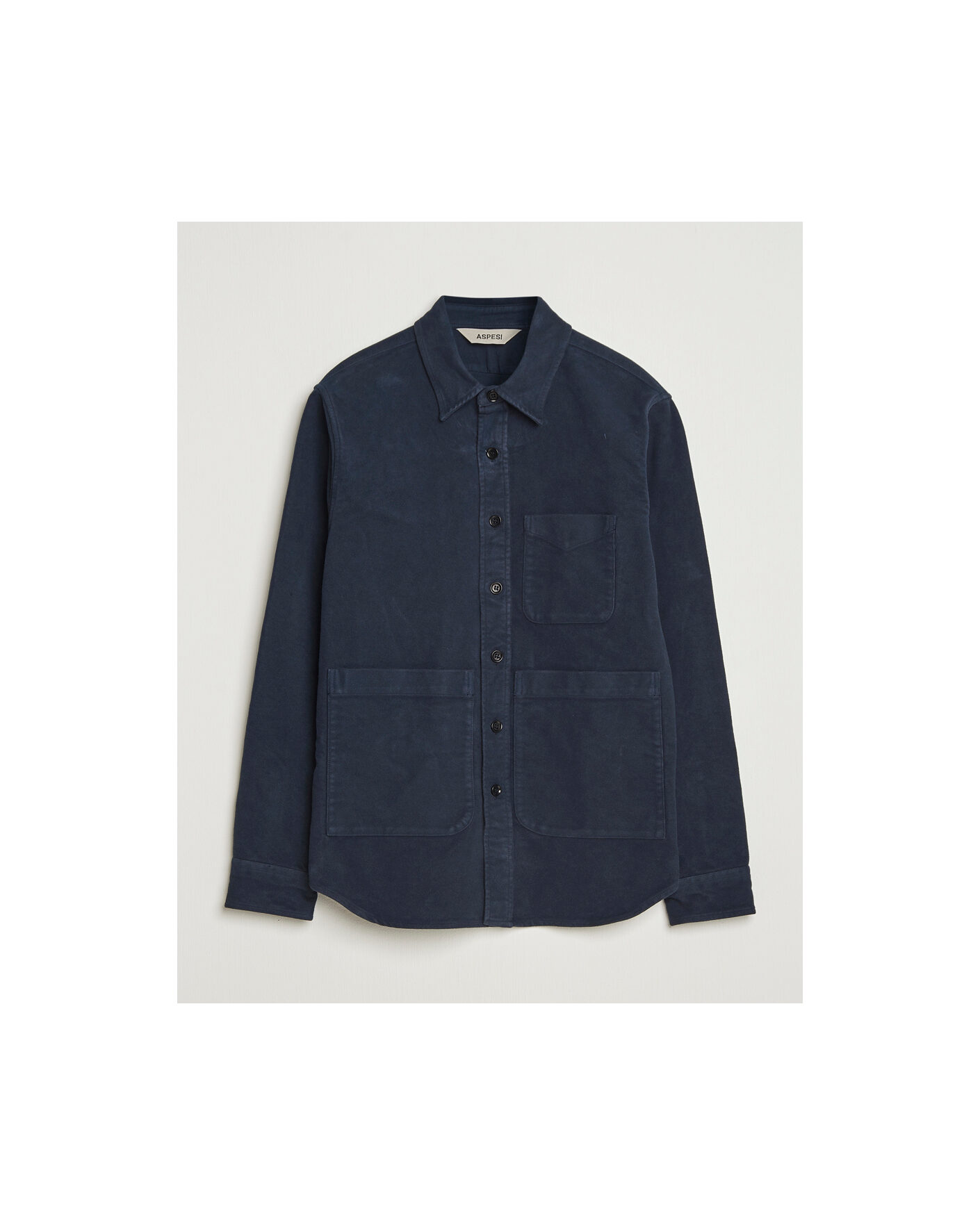 Mies | Pre-owned Kauluspaidat | Pre-owned | Aspesi Moleskine Utility Shirt Navy XL