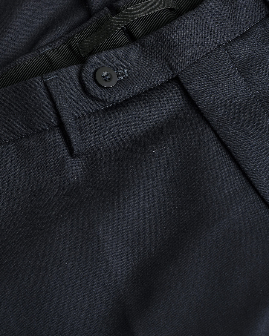 Mies | Pre-owned Housut | Pre-owned | Slowear Tekno Sartorial Flannel Trousers Navy 44