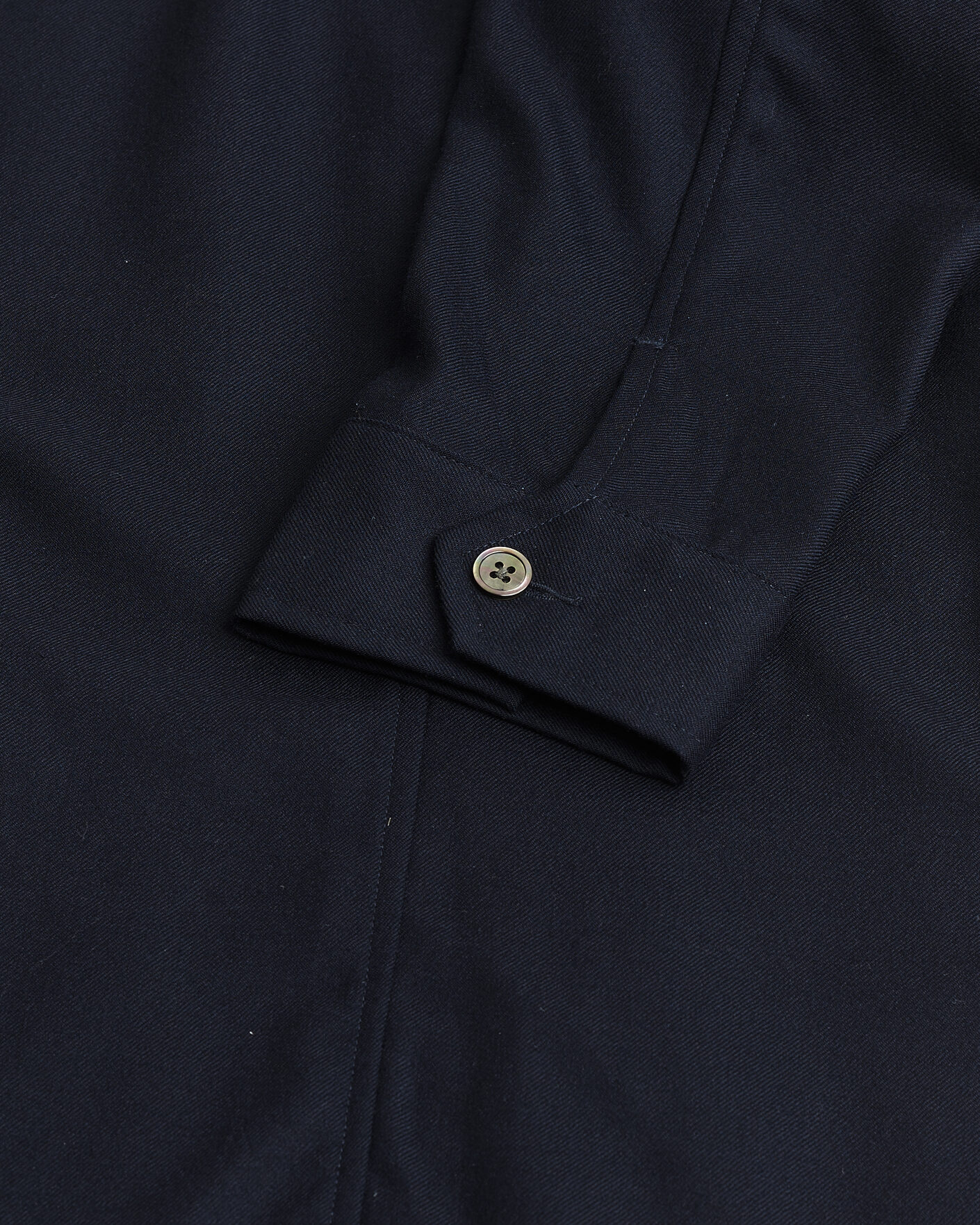 Mies | Pre-owned Kauluspaidat | Pre-owned | Stenströms Wool Overshirt Navy XXL
