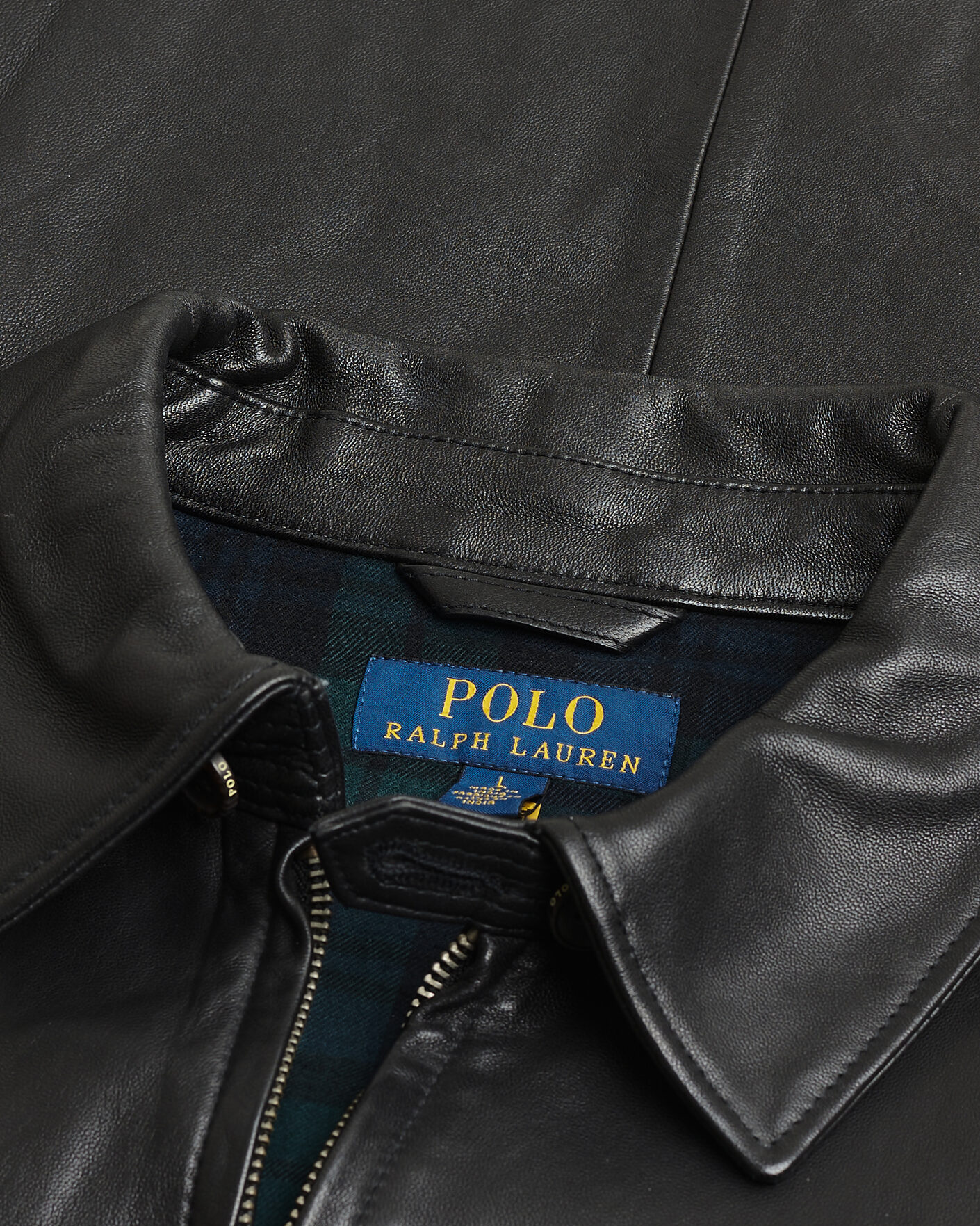 Mies | Pre-owned Takit | Pre-owned | Polo Ralph Lauren Maxwell Windbreaker Leather Jacket Polo Black L