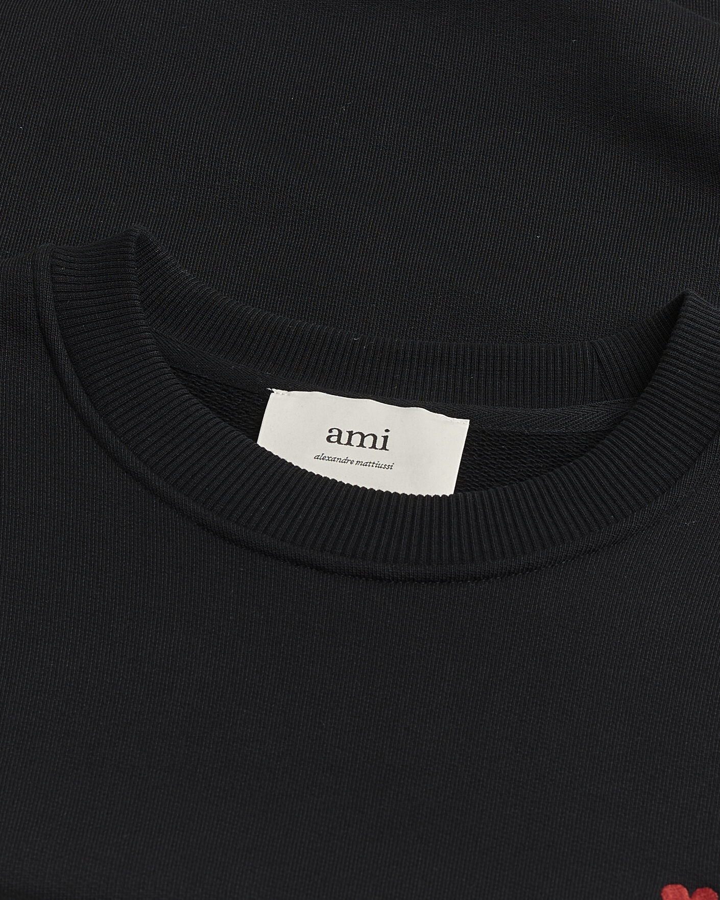 Mies | Pre-owned Puserot | Pre-owned | AMI Heart Logo Sweatshirt Black M
