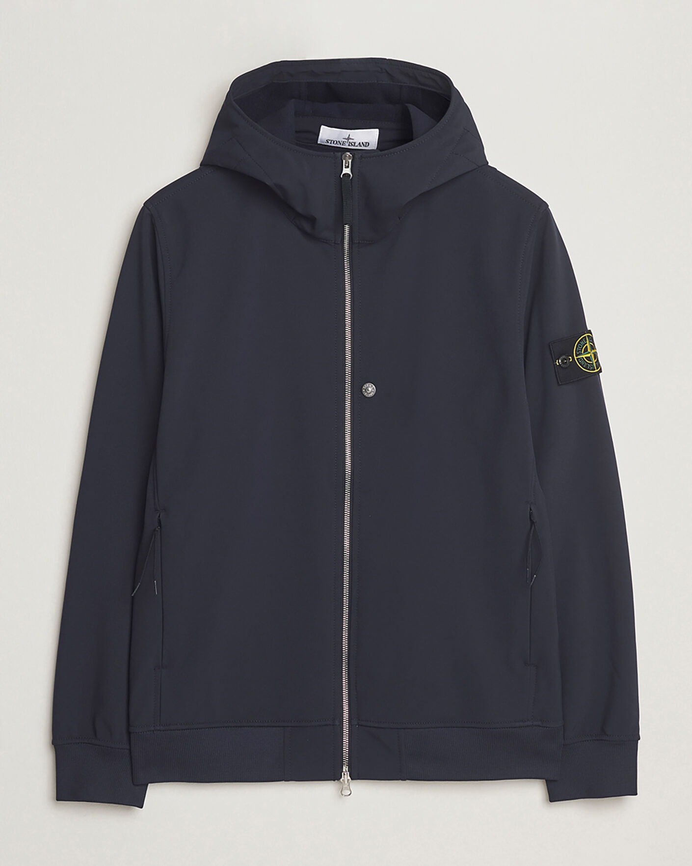 Mies | Pre-owned Takit | Pre-owned | Stone Island Soft Shell Re-Dyed Lined Hood Jacket Navy L