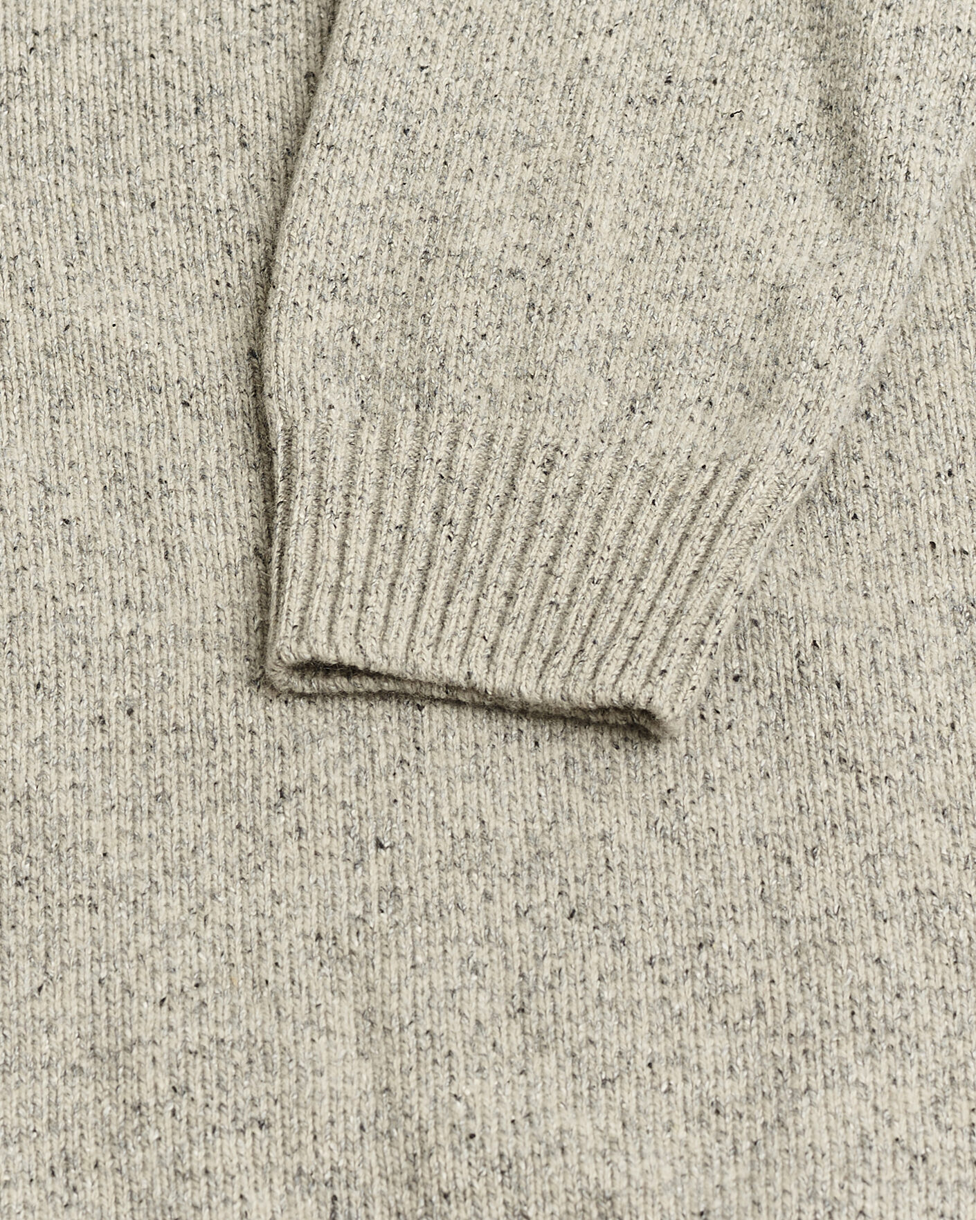 Mies | Pre-owned Puserot | Pre-owned | Gran Sasso Cashmere & Silk Blend Crew Neck Grey Melange 48