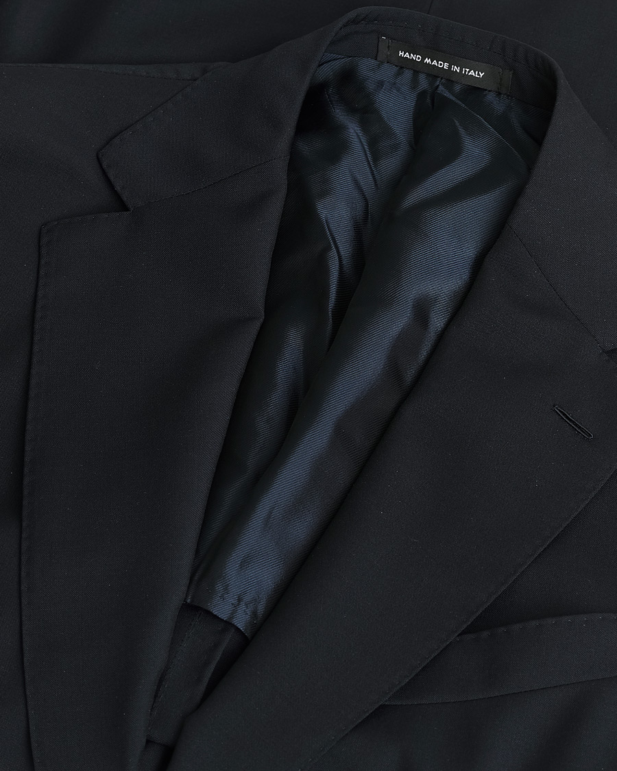 Mies | Caruso Mohair Blend Aida 3-Piece Suit Navy 50 | Pre-owned | Caruso Mohair Blend Aida 3-Piece Suit Navy 50