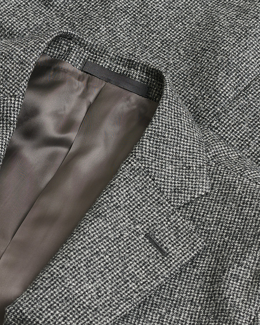 Mies | Pre-owned Puvut | Pre-owned | Caruso Houndstooth Wool Suit Grey 50