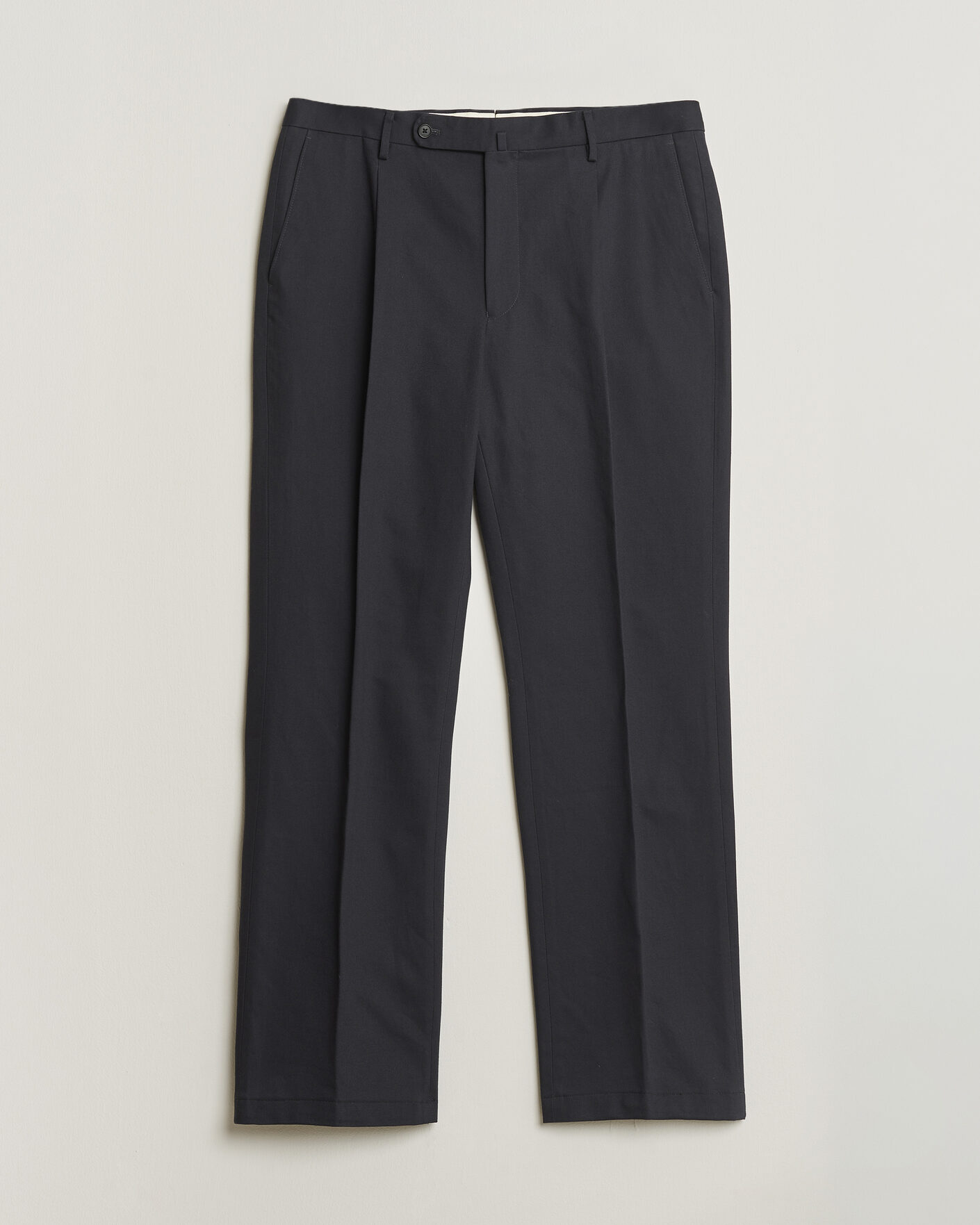 Mies | Pre-owned Housut | Pre-owned | Rubato High Waist Cotton Chino Navy 52
