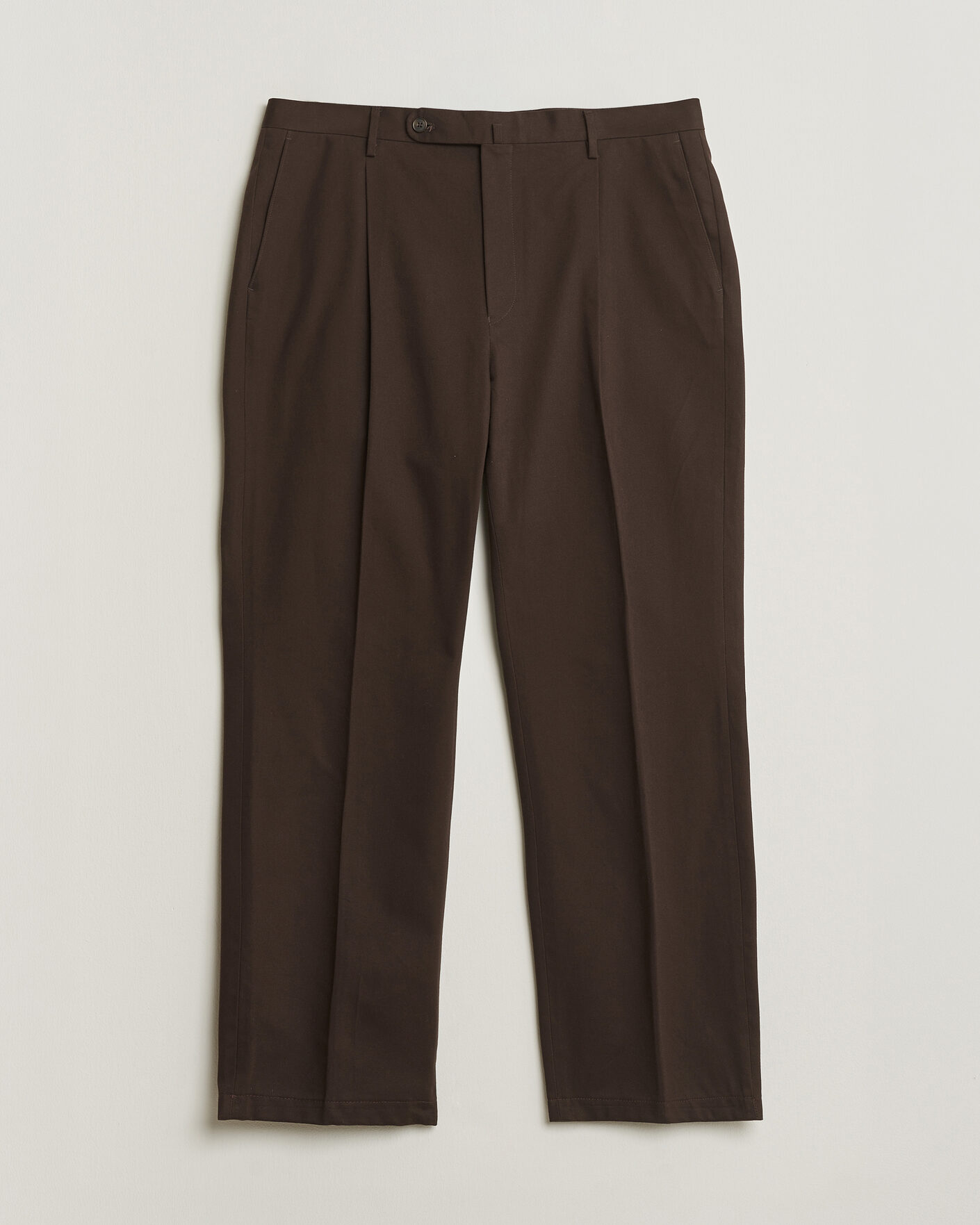 Mies | Pre-owned Housut | Pre-owned | Rubato High Waist Cotton Chino Brown 52