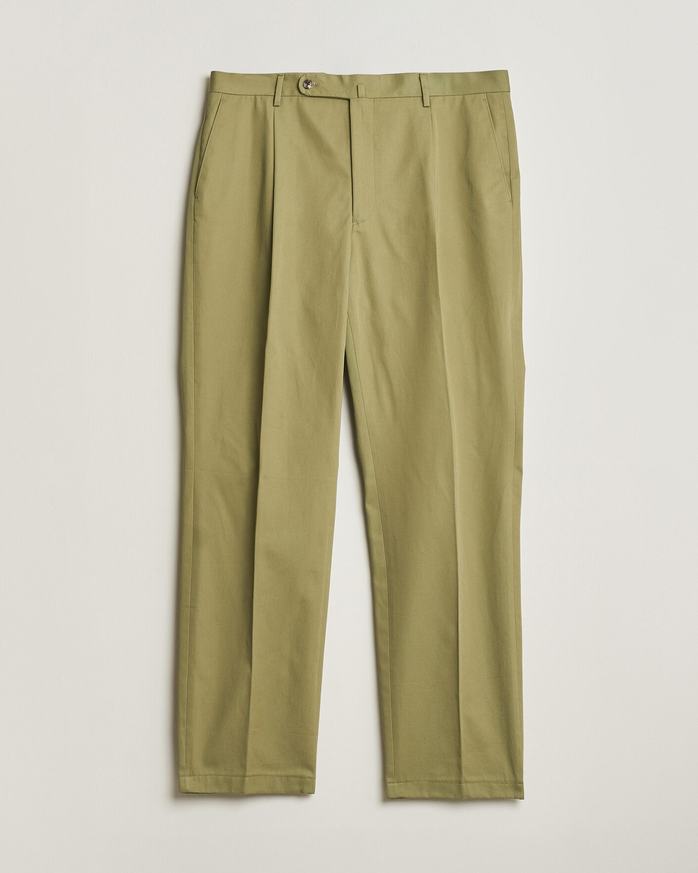 Mies | Pre-owned Housut | Pre-owned | Rubato High Waist Cotton Chino Green 52