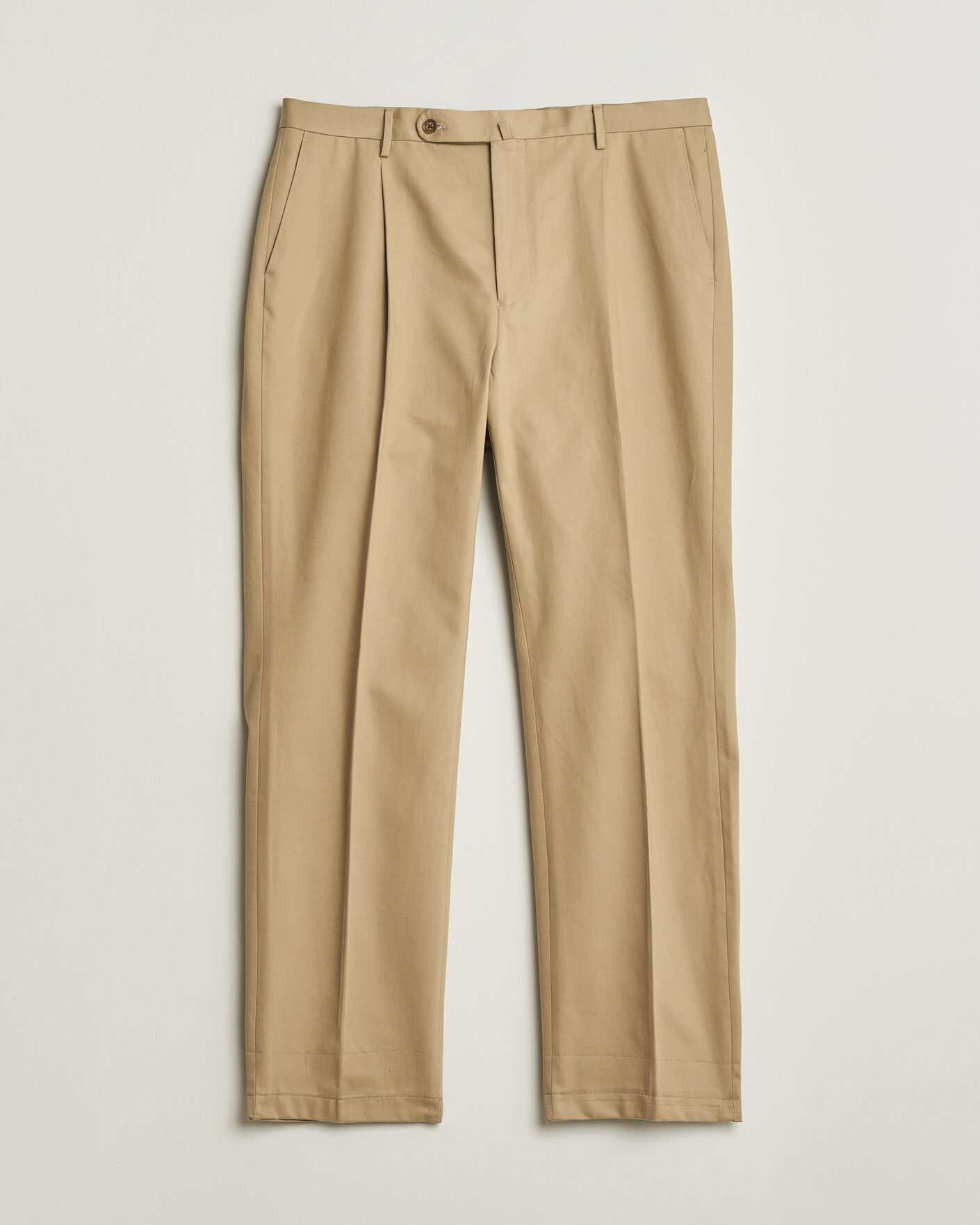 Mies | Pre-owned Housut | Pre-owned | Rubato High Waist Cotton Chino Beige 52