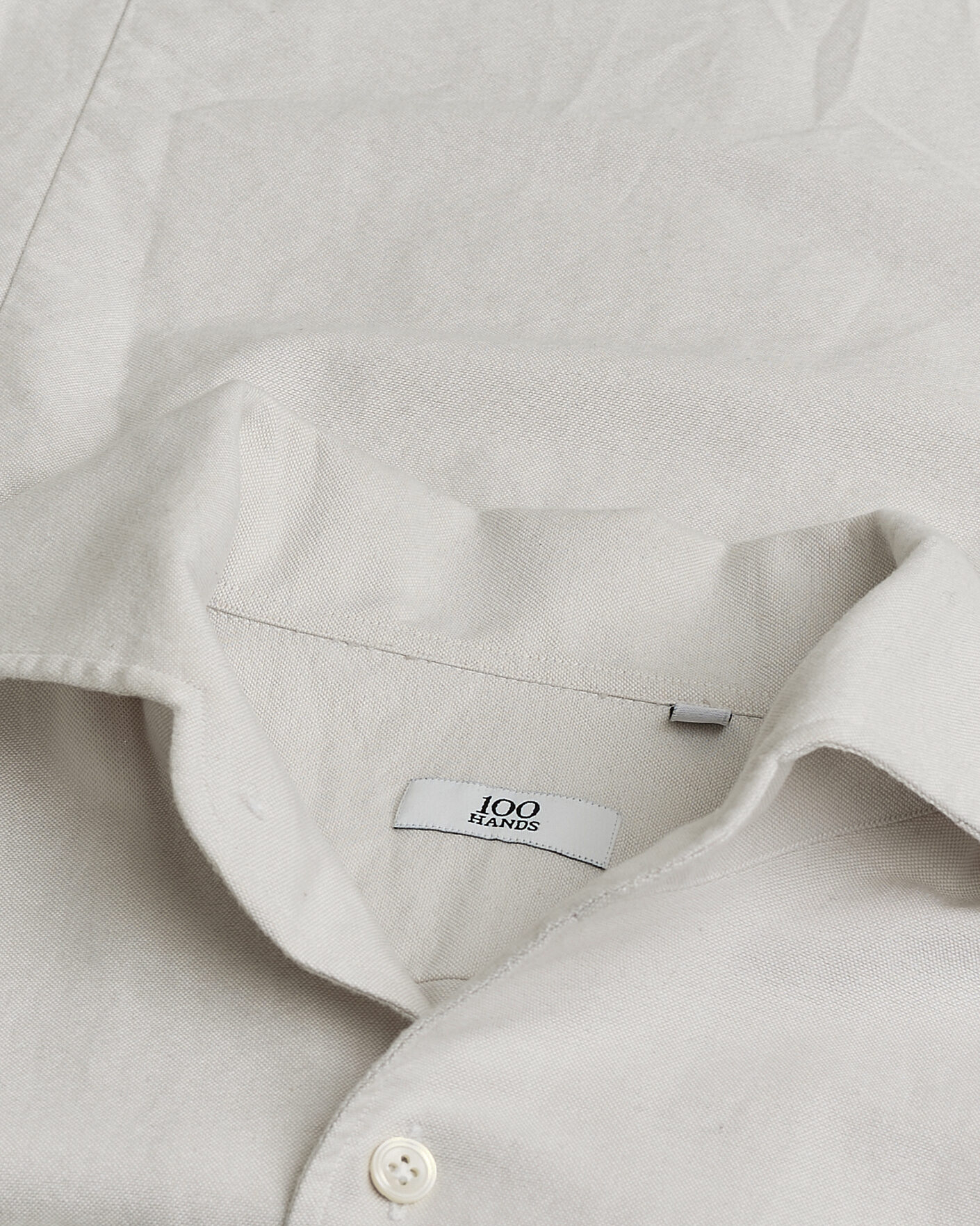 Mies | Pre-owned Kauluspaidat | Pre-owned | 100Hands Washed Oxford Shirt Grey 41/16