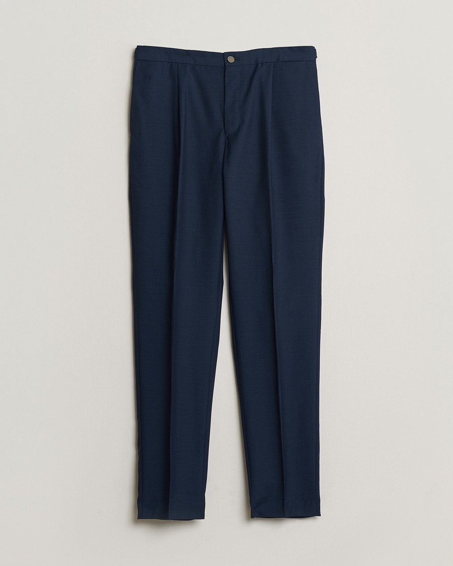 Mies | Pre-owned Housut | Pre-owned | Incotex Tapered Fit Super 100s Wool Pants Navy 50
