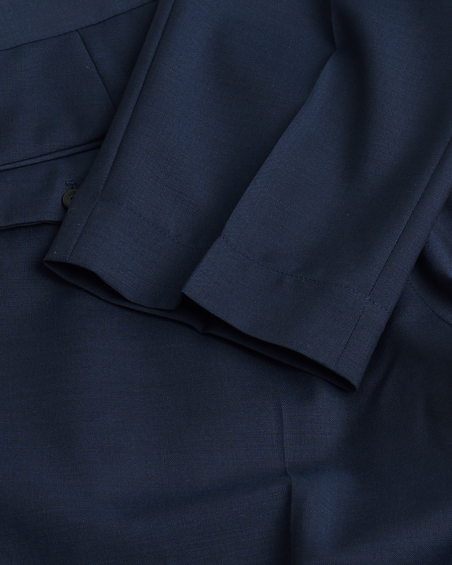 Mies | Pre-owned Housut | Pre-owned | Incotex Tapered Fit Super 100s Wool Pants Navy 50