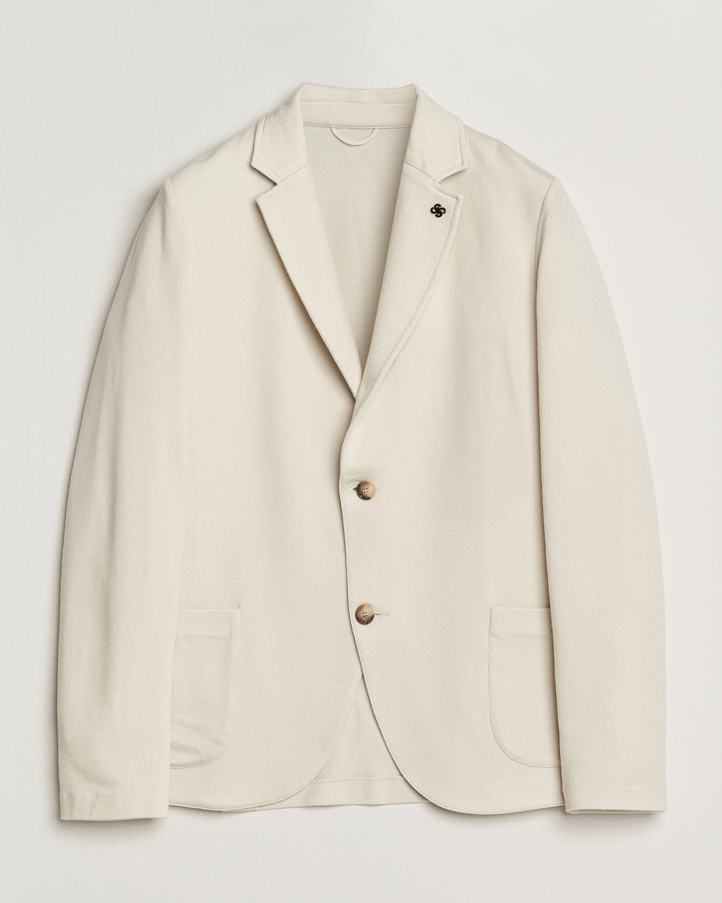 Mies | Pre-owned Pikkutakit | Pre-owned | Gran Sasso Wool Knitted Blazer Cream 50