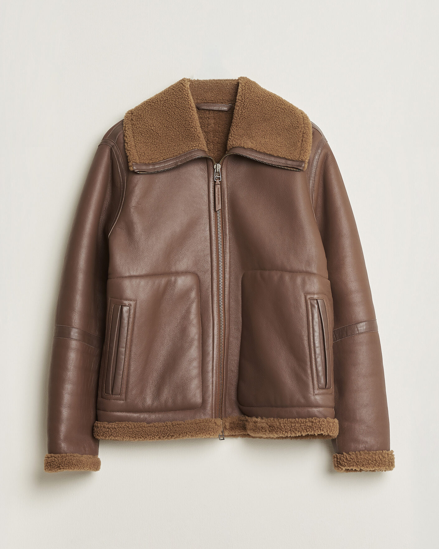 Mies | Pre-owned Takit | Pre-owned | Tiger of Sweden Dace Shearling Jacket Brown M