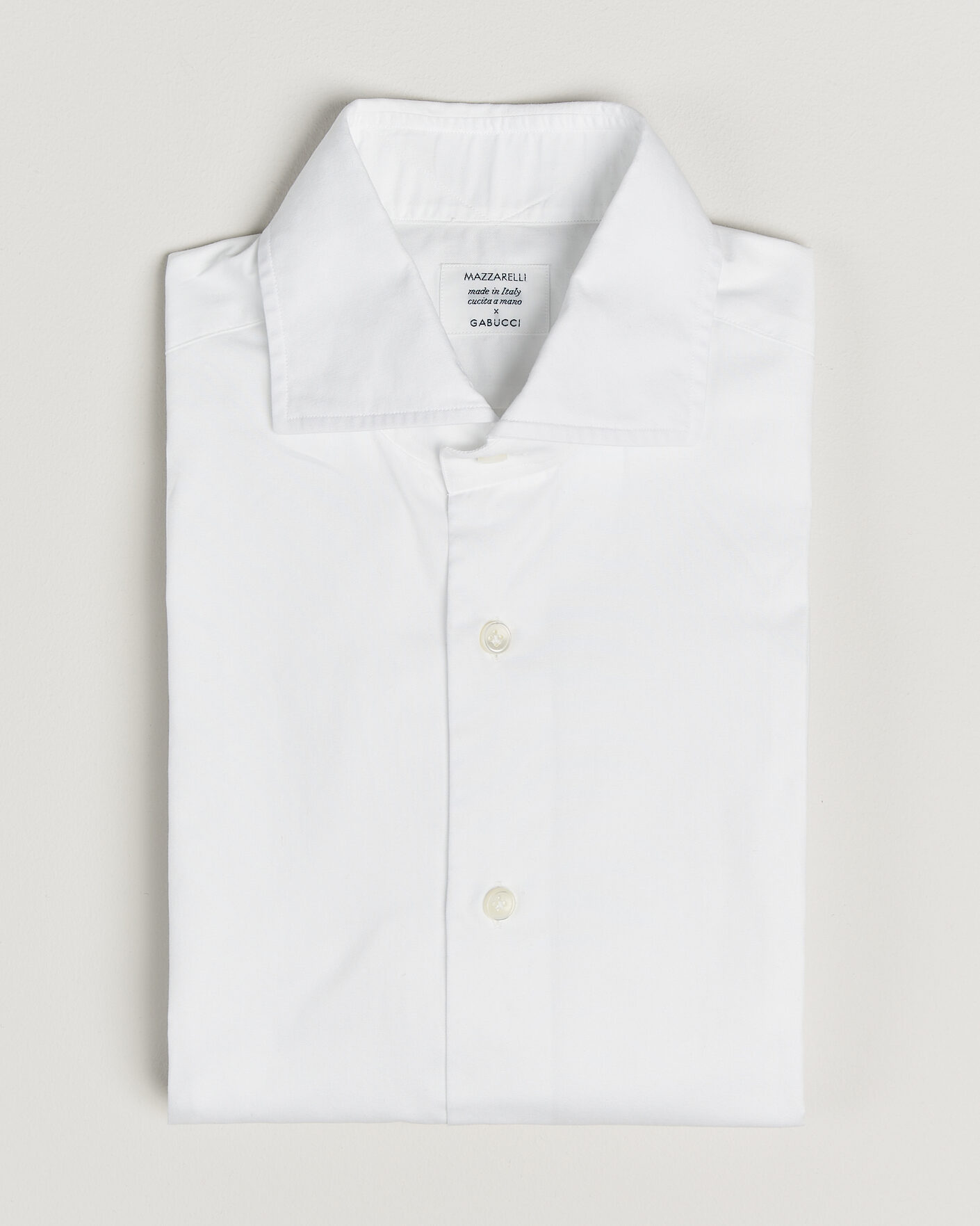 Mies | Pre-owned Kauluspaidat | Pre-owned | Mazzarelli Soft Cotton Shirt White 39 - M