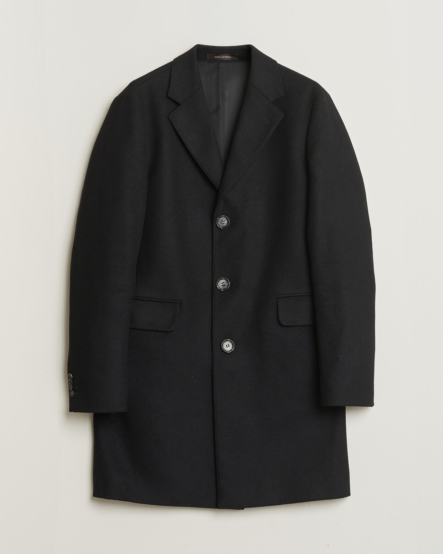 Mies | Pre-owned Takit | Pre-owned | Oscar Jacobson Sonny Wool Coat Black 48