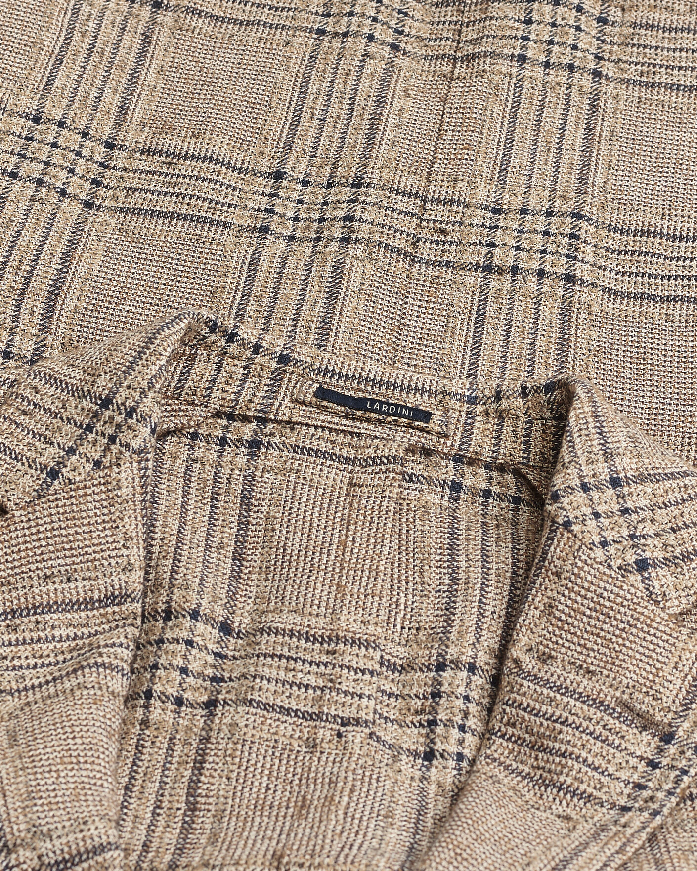 Mies | Pre-owned Pikkutakit | Pre-owned | Lardini Silk Blend Checked Blazer Brown 54