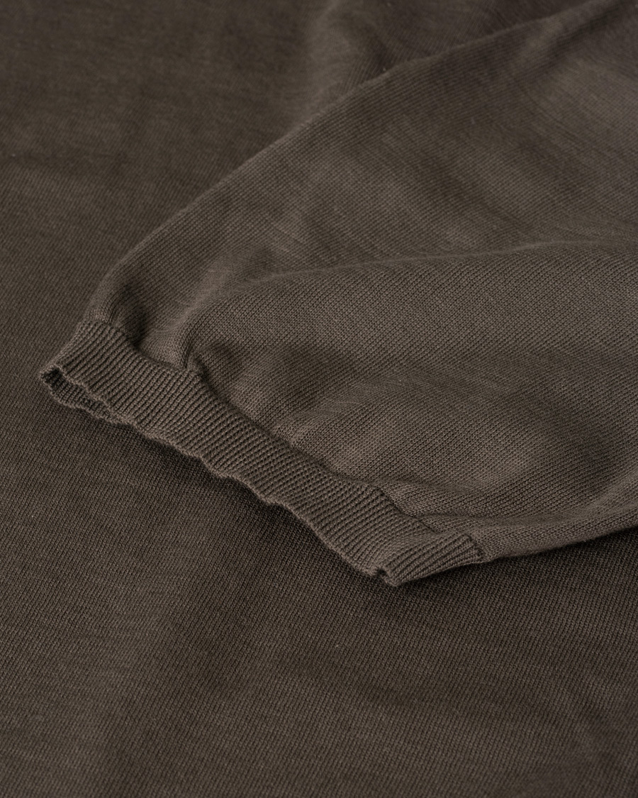 Mies | Pikeet | Pre-owned | Doriani Cashmere Cotton Knitted Polo Brown