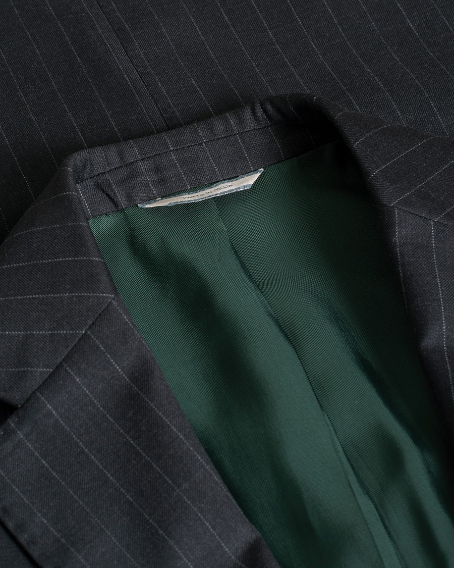 Mies | Pre-owned Puvut | Pre-owned | Rose & Born Pinstripe Wool Suit Grey 46