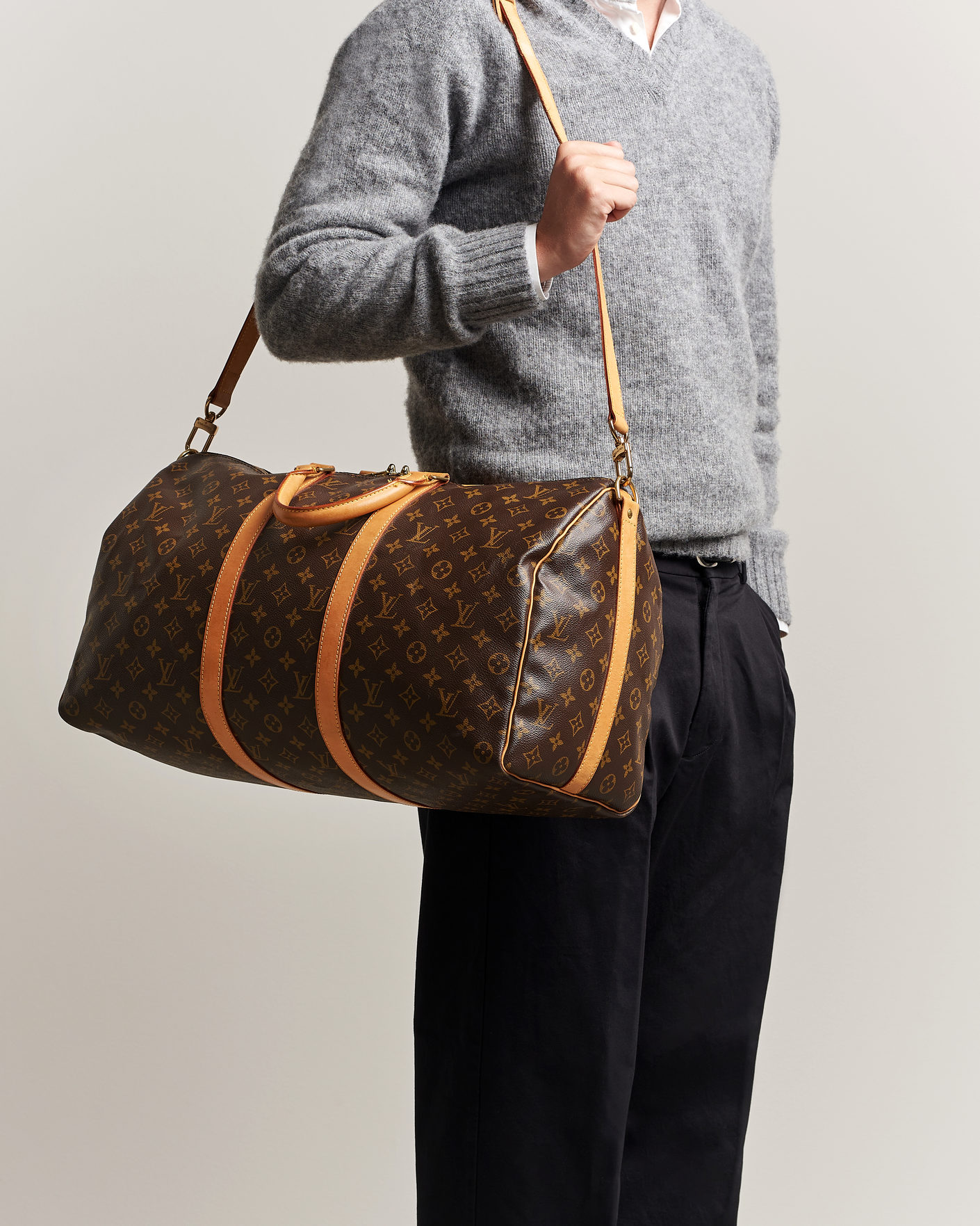 Mies | Louis Vuitton Pre-Owned Keepall Bandoulière 50 Monogram | Louis Vuitton Pre-Owned | Keepall Bandoulière 50 Monogram