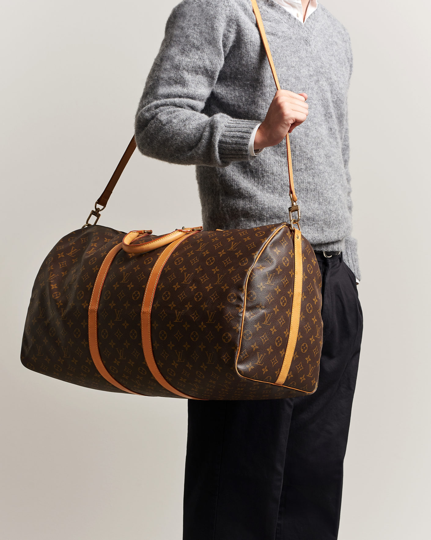 Mies | Pre-Owned & Vintage Bags | Louis Vuitton Pre-Owned | Keepall Bandouliére 60 Monogram